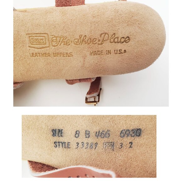 Sears Shoe Place Womens DEAD STOCK Vintage 70's Shoes PLATFORM WEDGE Sandals 8 - Picture 8 of 11